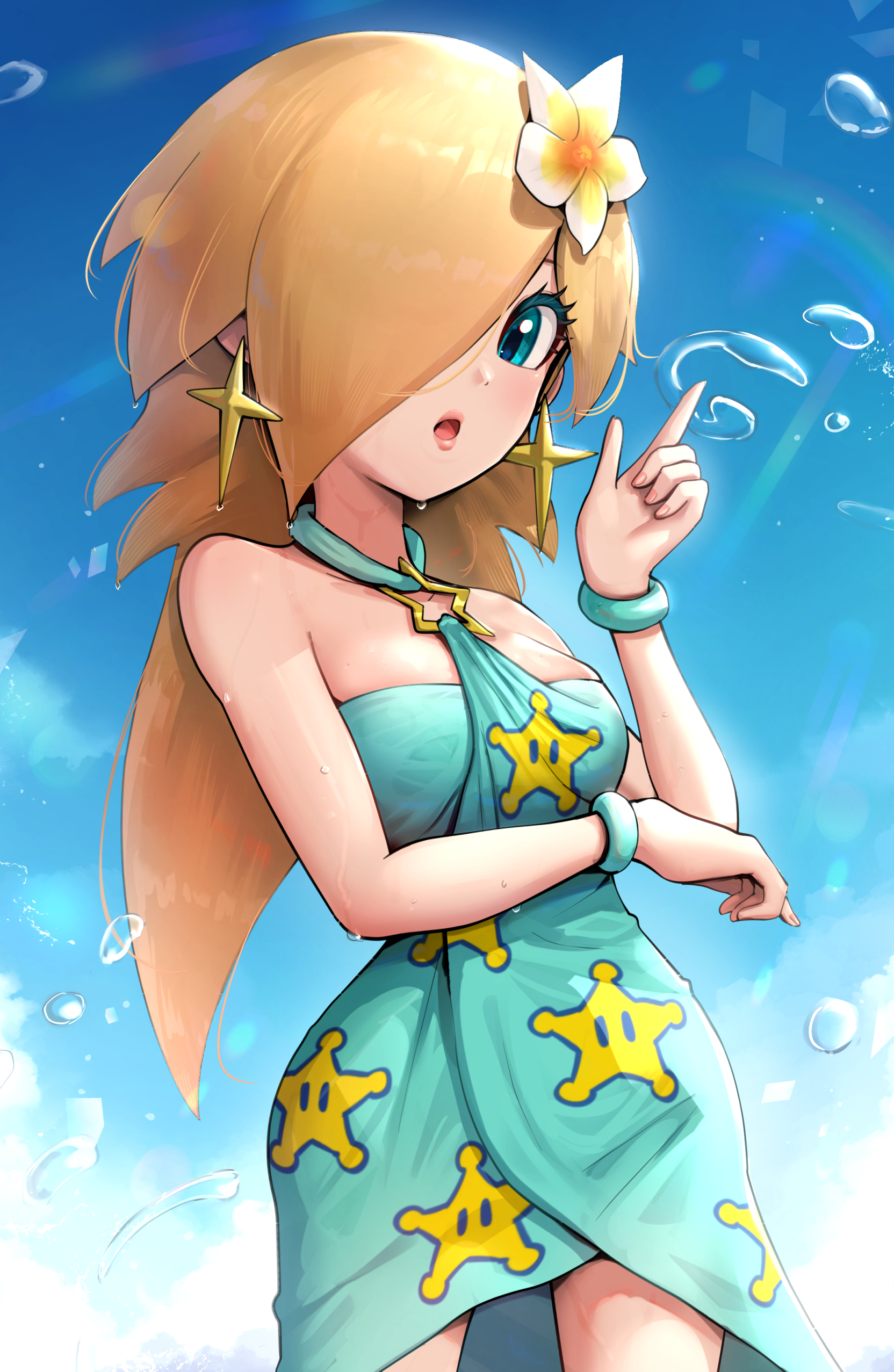 Gonzarez Mario Series Super Mario Galaxy Rosalina Dress 1000566 Yandere 9369